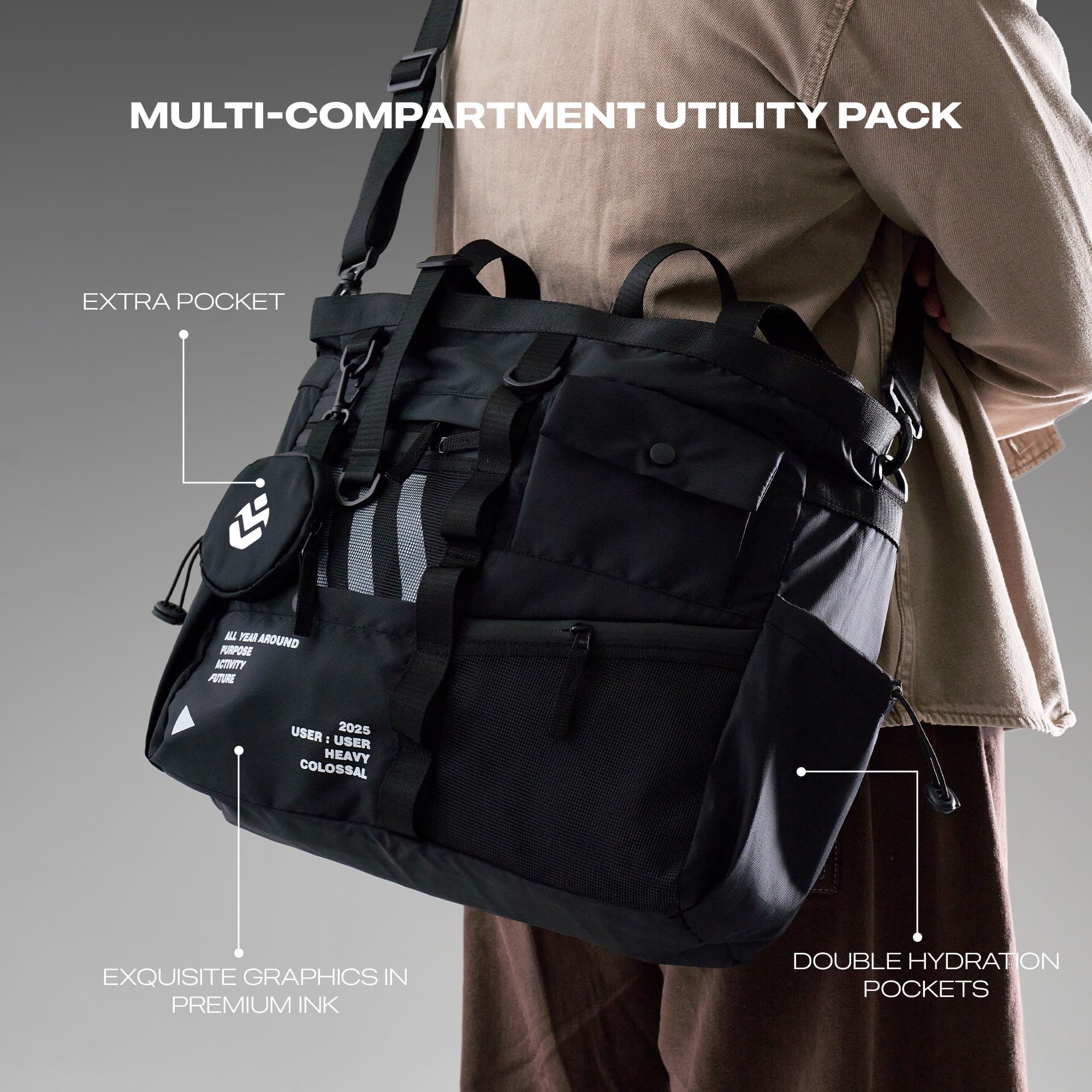 Colossal Tote Bag — koleksi lifestyle MR MADS