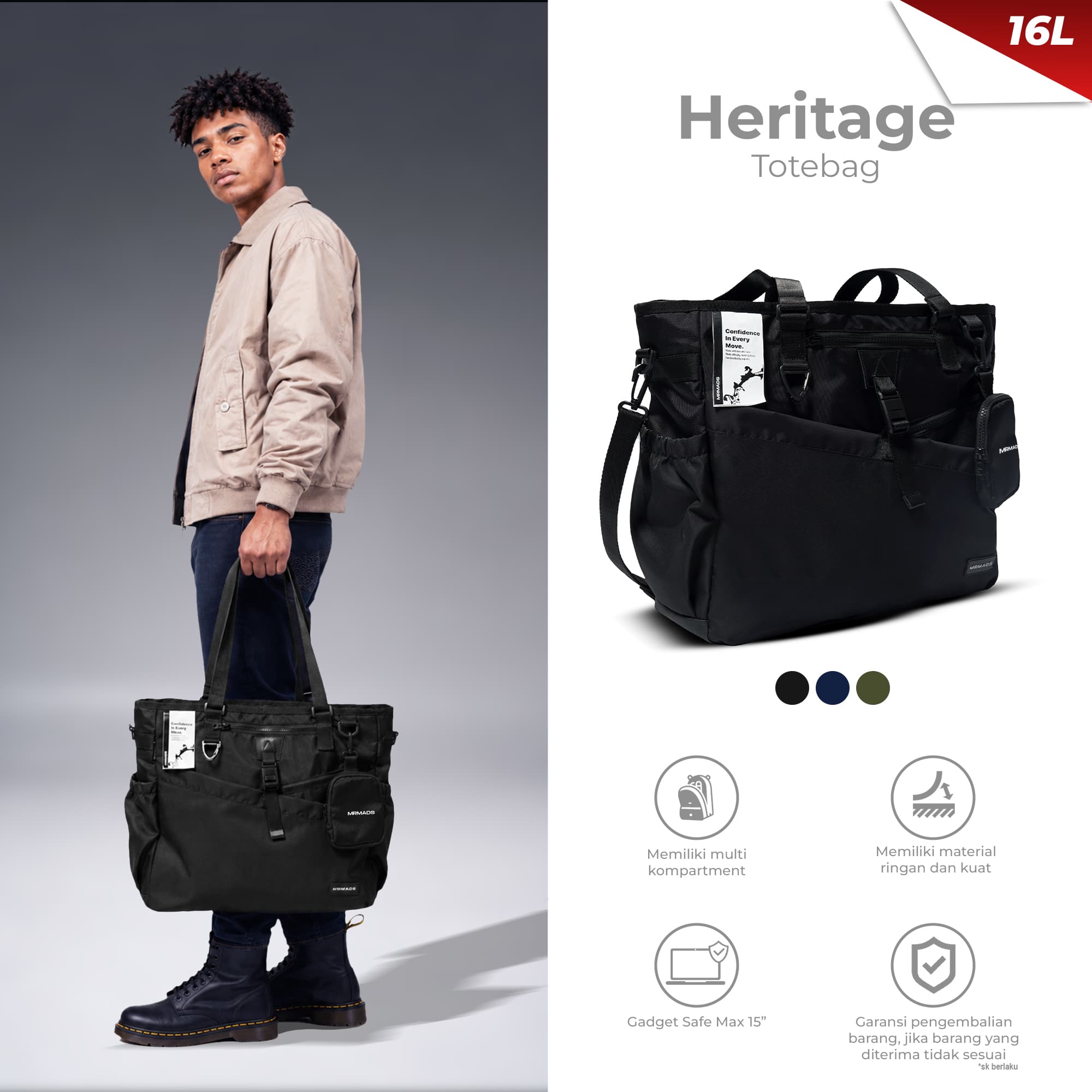 Mr Mads - Heritage Totebag